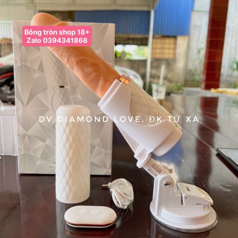 Dương vật giả Diamond rung thụt tự động dạng máy cao cấp